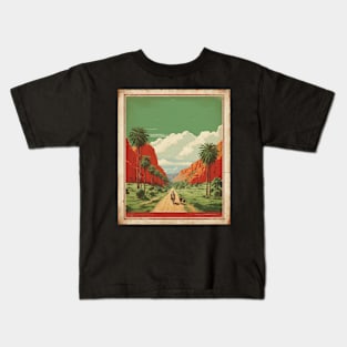 Cessnock Australia Vintage Travel Poster Tourism Art Kids T-Shirt